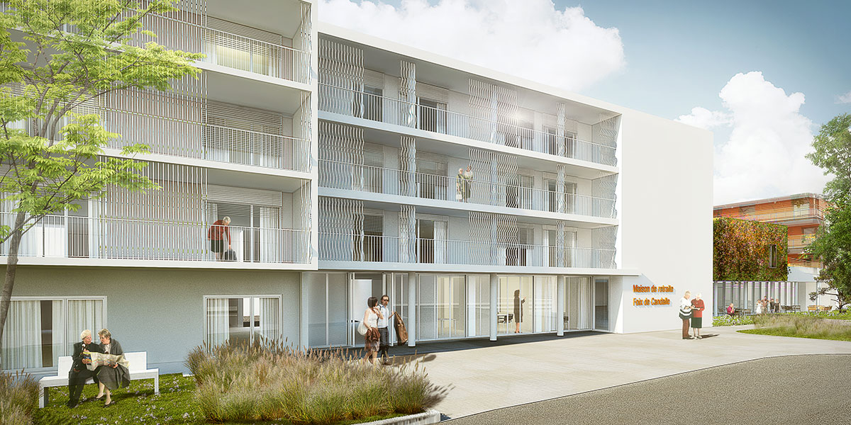 EHPAD Foi· de Candalle 养老院改造及扩建项目丨法国-6