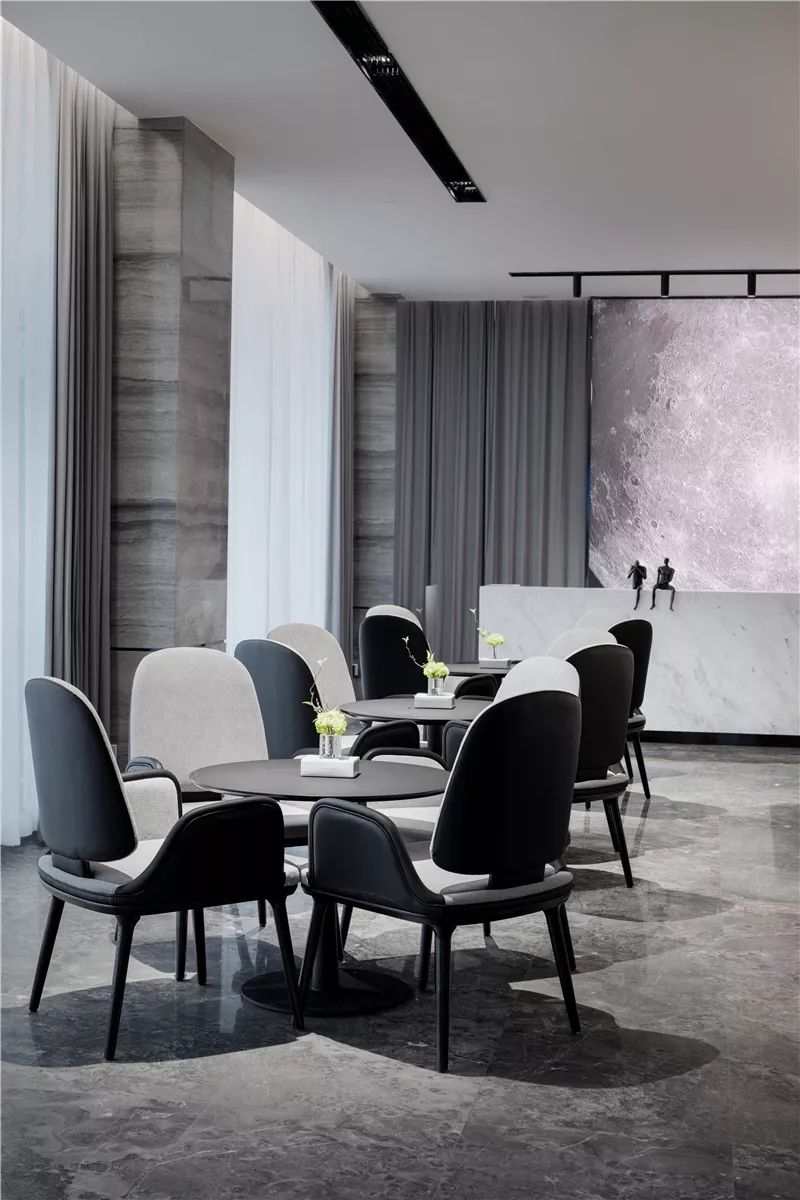 浙江舟山普陀山售楼部,宇宙主题软装设计诠释现代审美-35