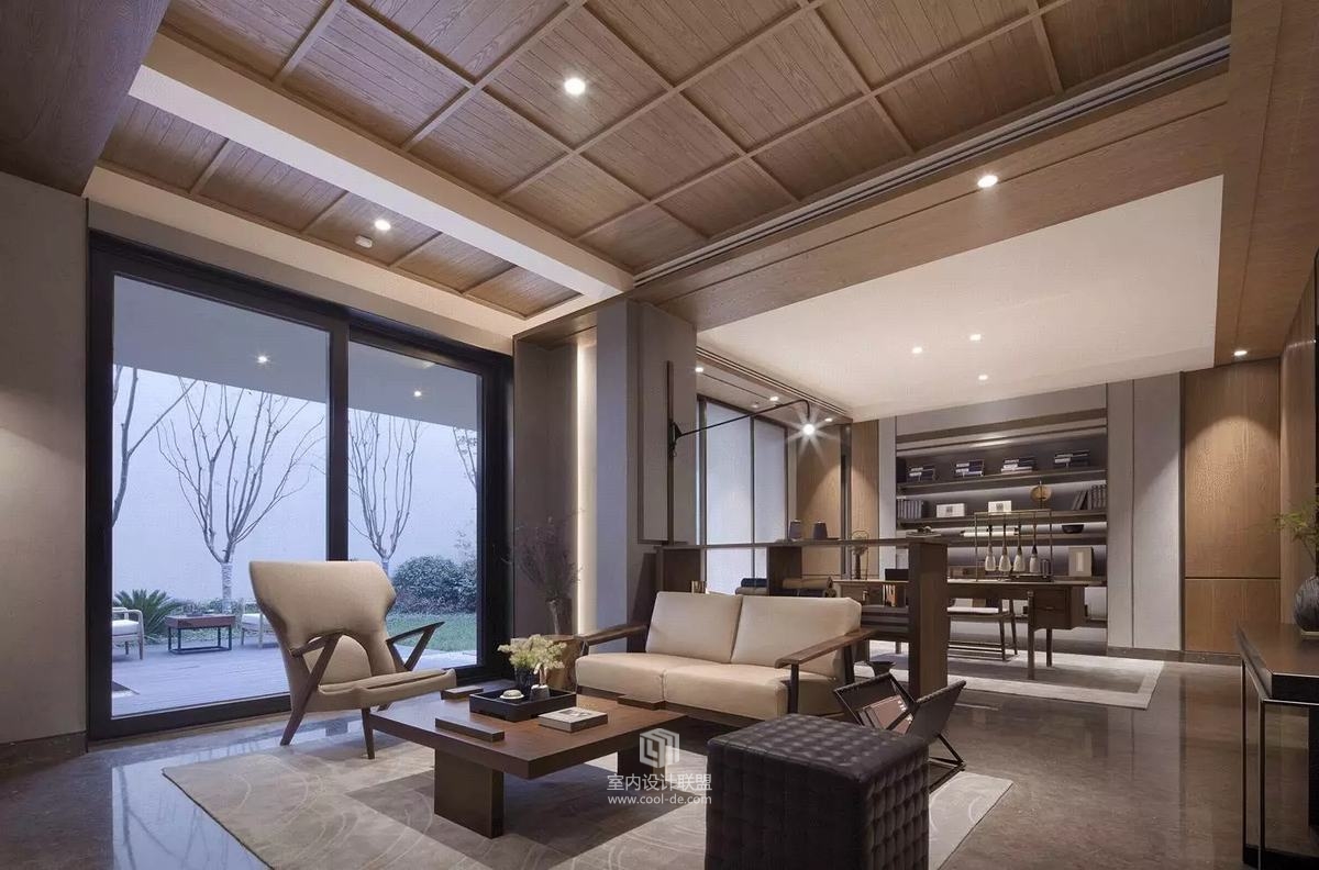 琚宾 新作--郑州美景东望别墅“二木”-29