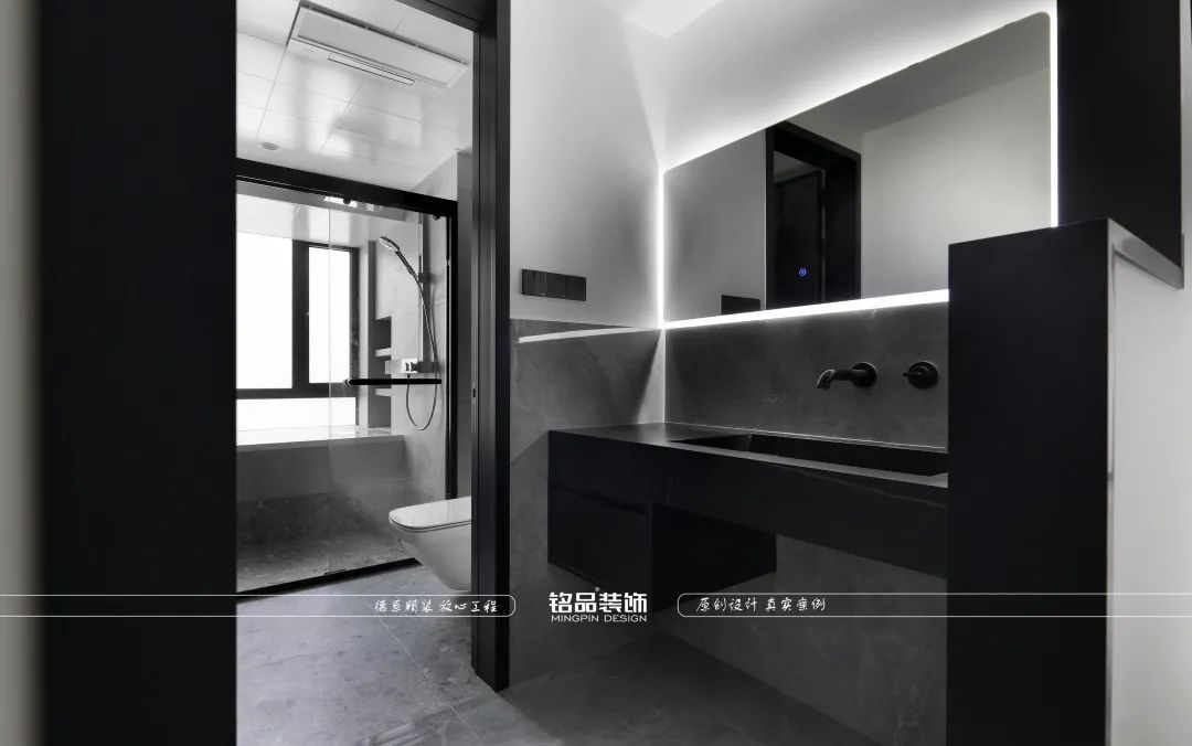 黑白简约,现代时尚 · 150㎡温馨舒适家居设计丨铭品装饰-57