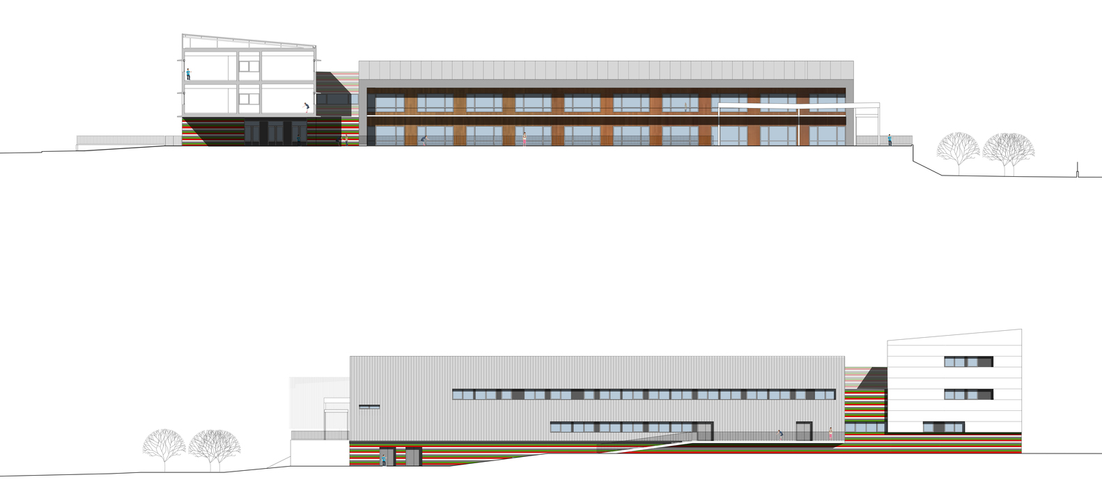 维托利亚校园建筑,室内设计注重用户适应性-73
