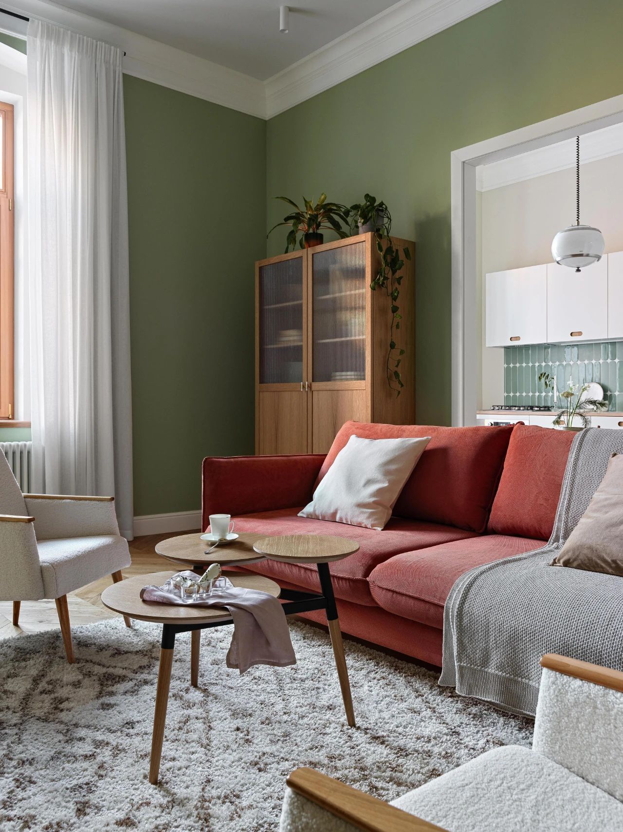 女孩的 68㎡复古优雅公寓设计-15