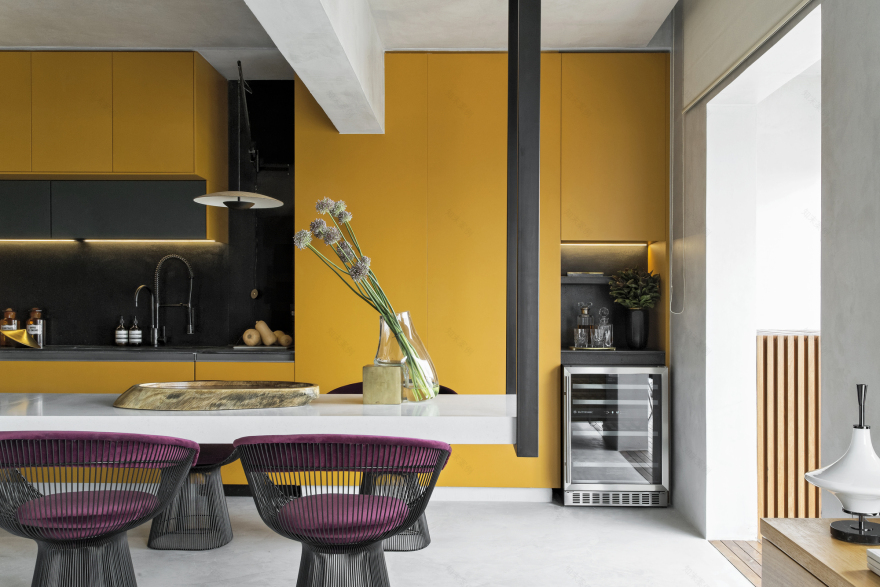 悬空 4.5 米!São Paulo 平层公寓创新厨房设计-1