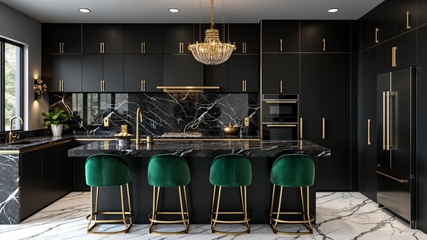 16种全黑厨房设计方案-13