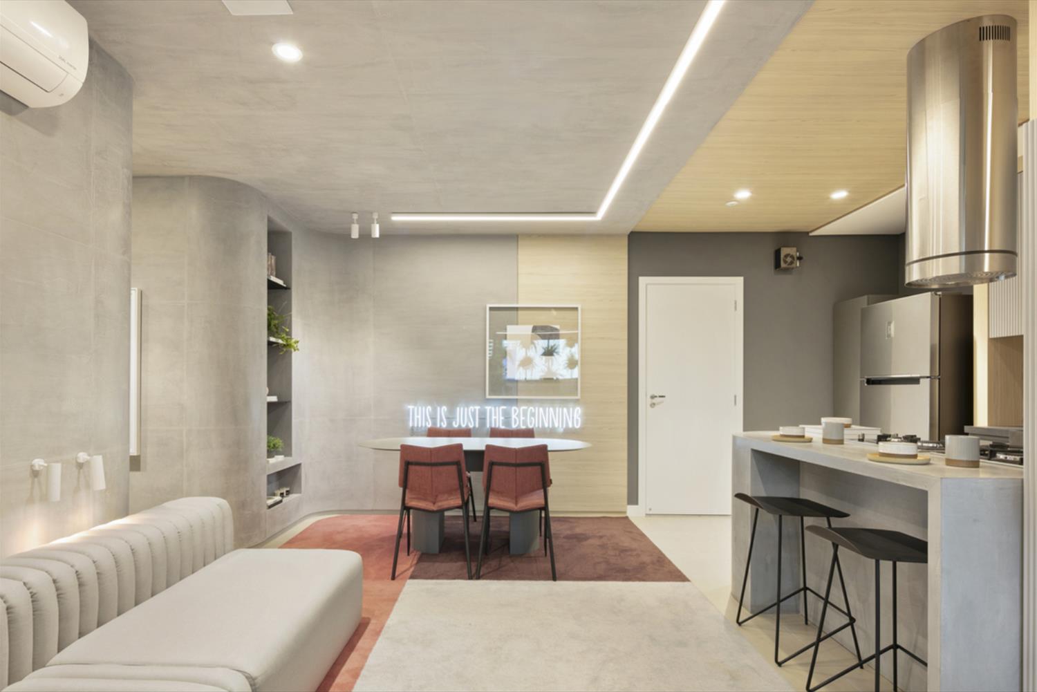 曲线美公寓设计-2