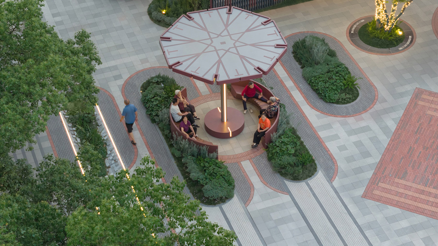 兴安广场丨中国宜昌丨HID翰地景观-145