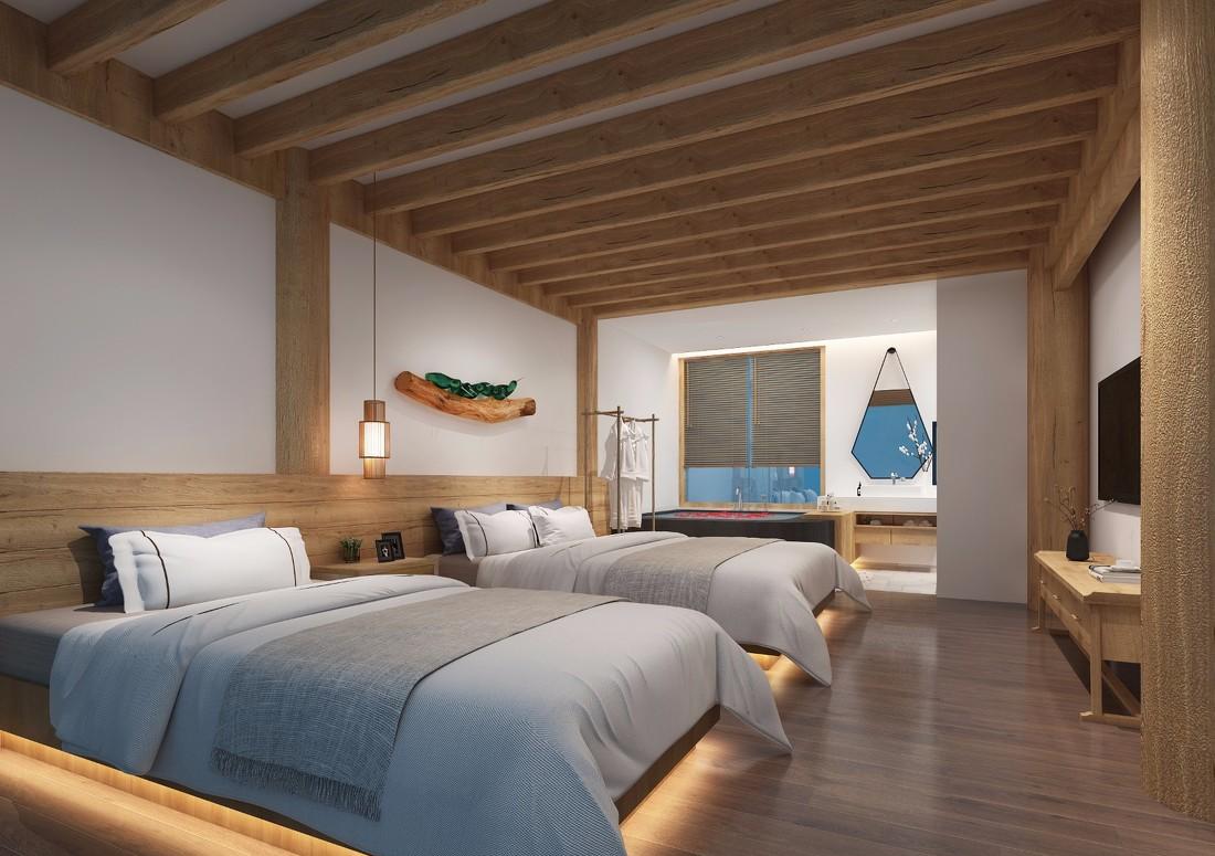 玛御谷温泉小镇 | 打造自然与人文相结合的室内设计典范-2