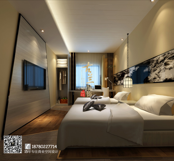 华阳悦活酒店 成都双流商务酒店装修公司案例-6