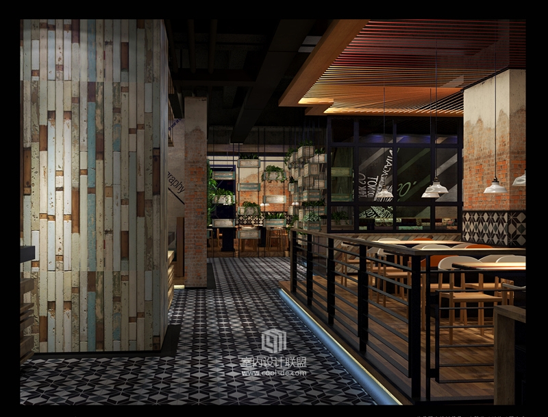 主题餐厅设计-花中城中铁店主题餐厅设计-9