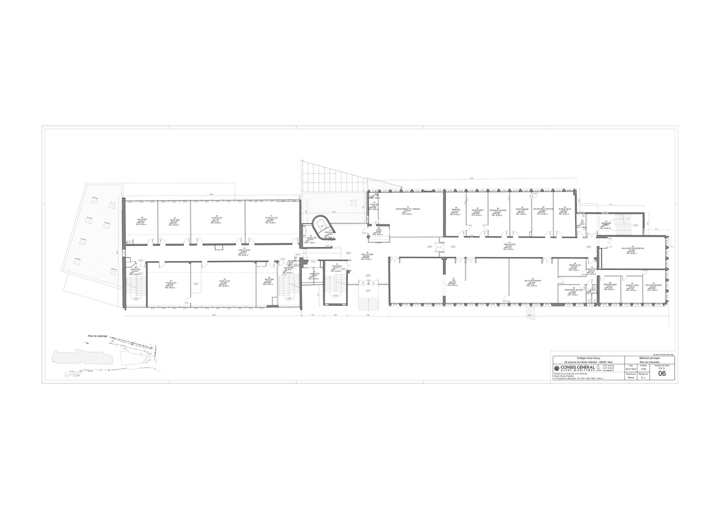 法国尼斯 Simone Veil 中学,融入环境的和谐设计-29