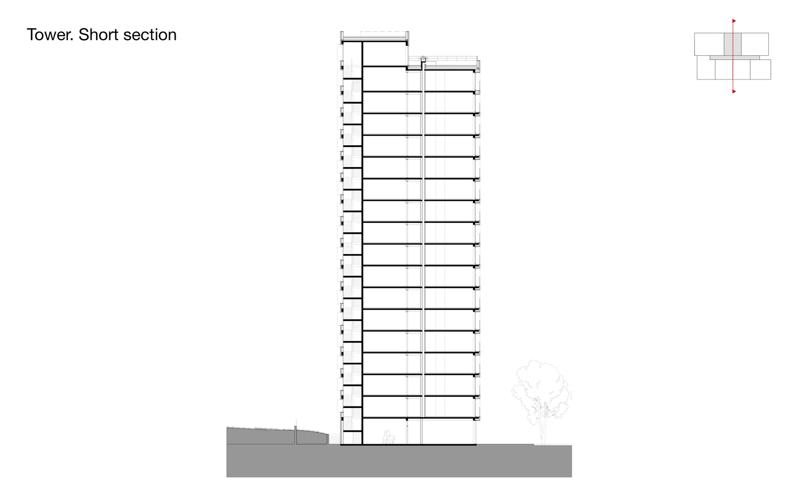 俄罗斯 Novosibirsk 城市塔楼与城市住宅设计丨Brusnika,DROM-79