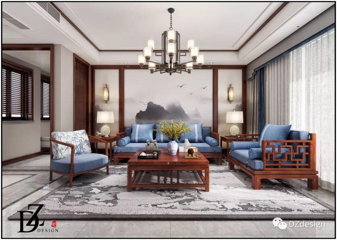 新中式家居设计 | 雅物韵意,清气两相宜-32