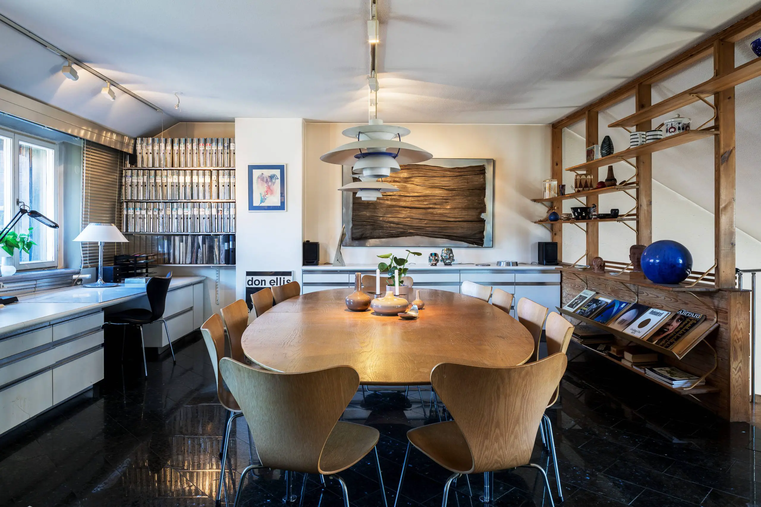 瑞典顶层复式公寓 | 露天阳台，60 年代设计风潮-8