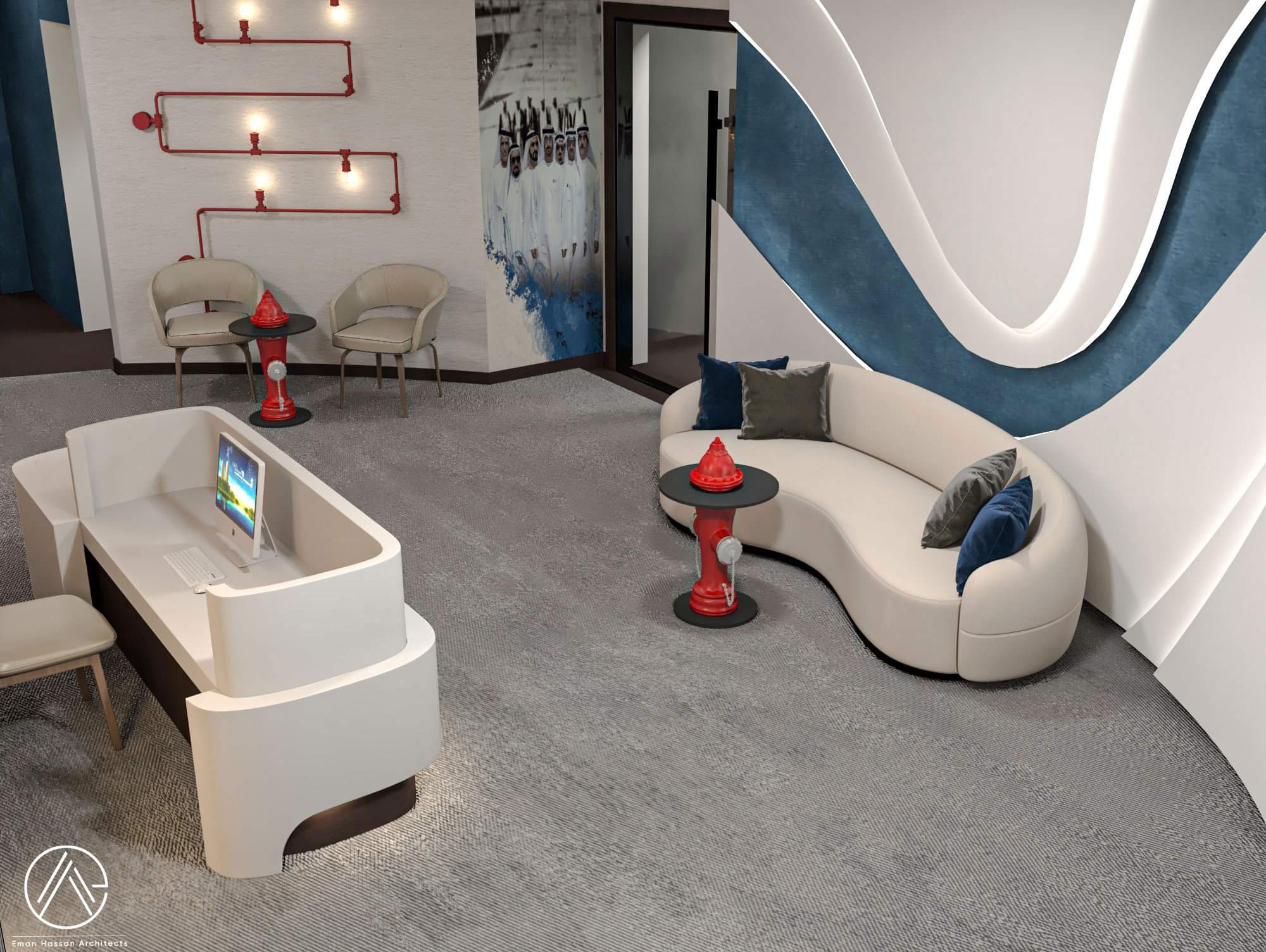 Fire extinguishing office in AE-0