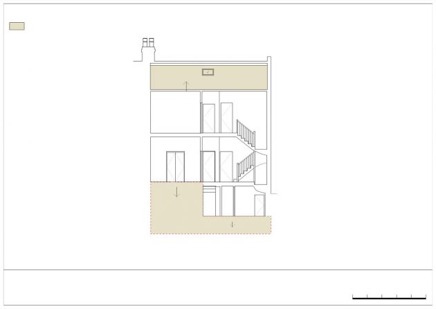 带地下室透明天花板的房屋建造与改造丨英国伦敦丨Neil Dusheiko Architects-41