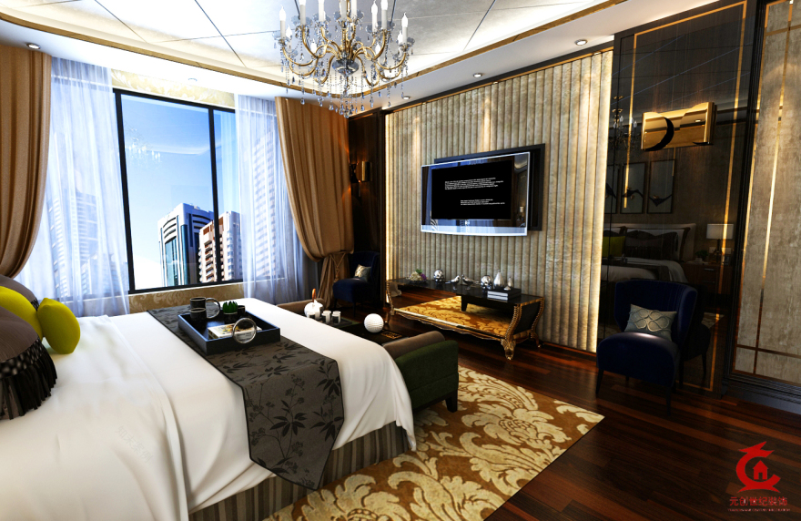 港式奢华150㎡户型-15