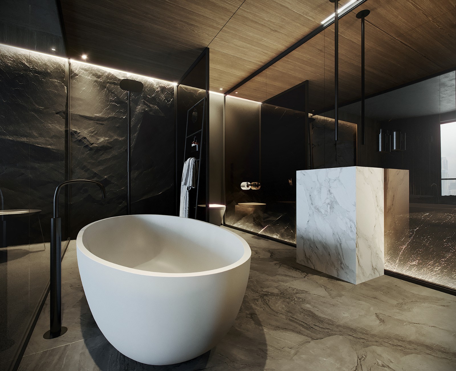 迪拜“酷感高级灰”酒店公寓-8