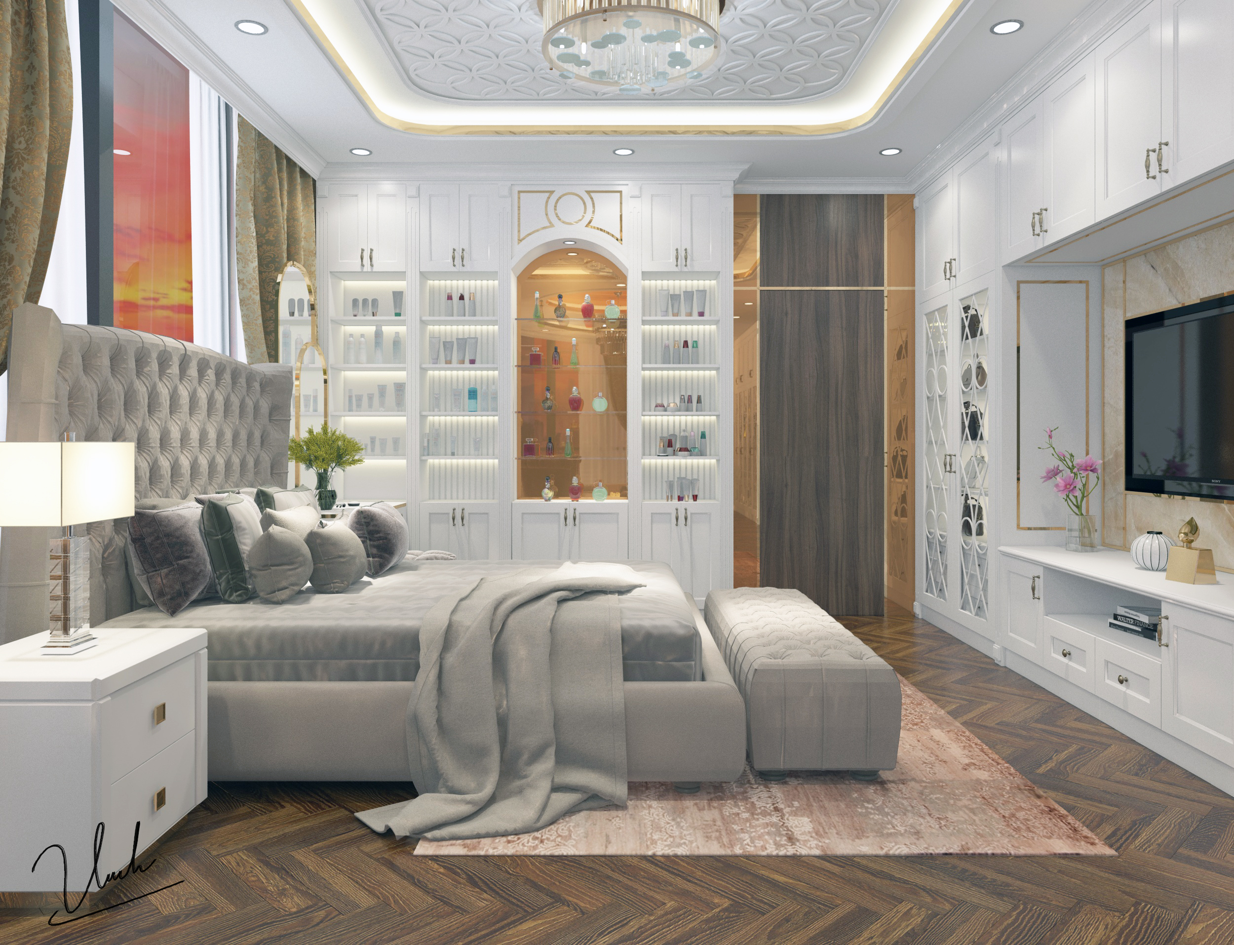 Interior - Bedroom Classic Luxury-3