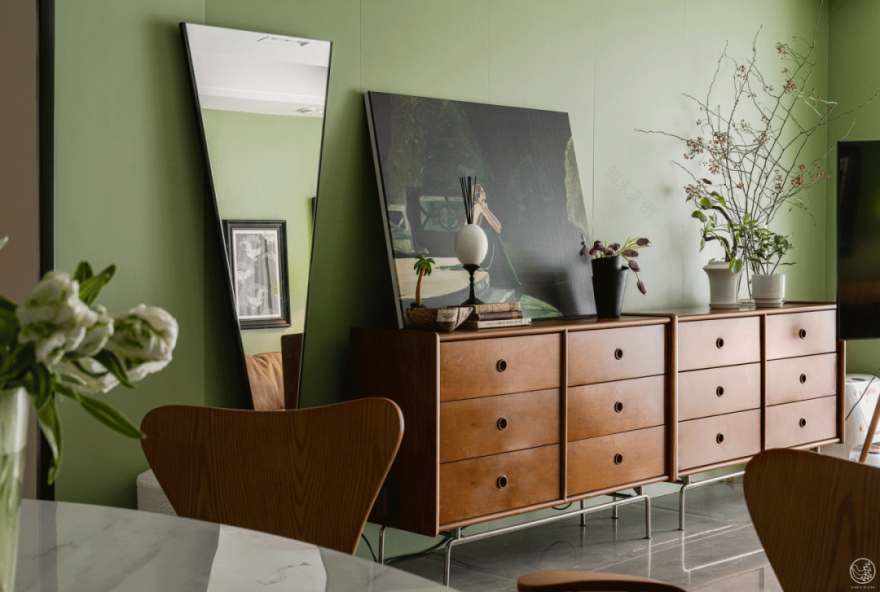 复古风格的精装房软装改造丨中国成都丨设计师王司囡-19