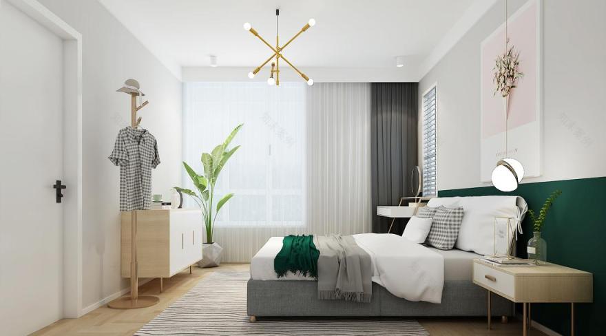 清和 91㎡小户型,功能分区与北欧风格完美融合-12