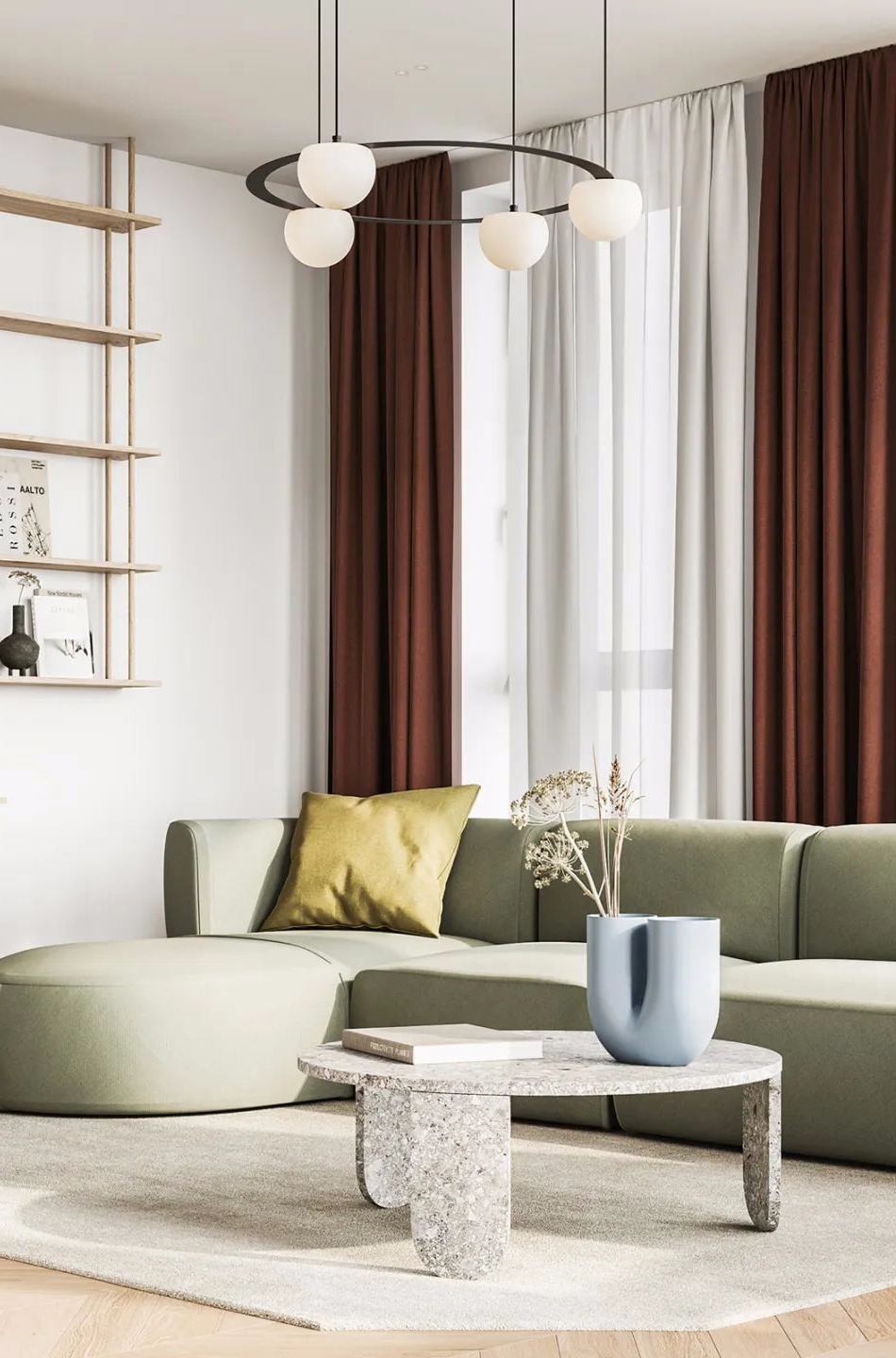 莫斯科 160㎡两套合一的优雅大空间丨俄罗斯莫斯科丨Bureau Slovo-1