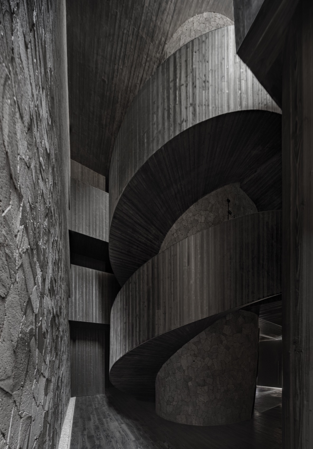 田间之上 中国湘菜馆丨中国广州丨黑白木设计-17