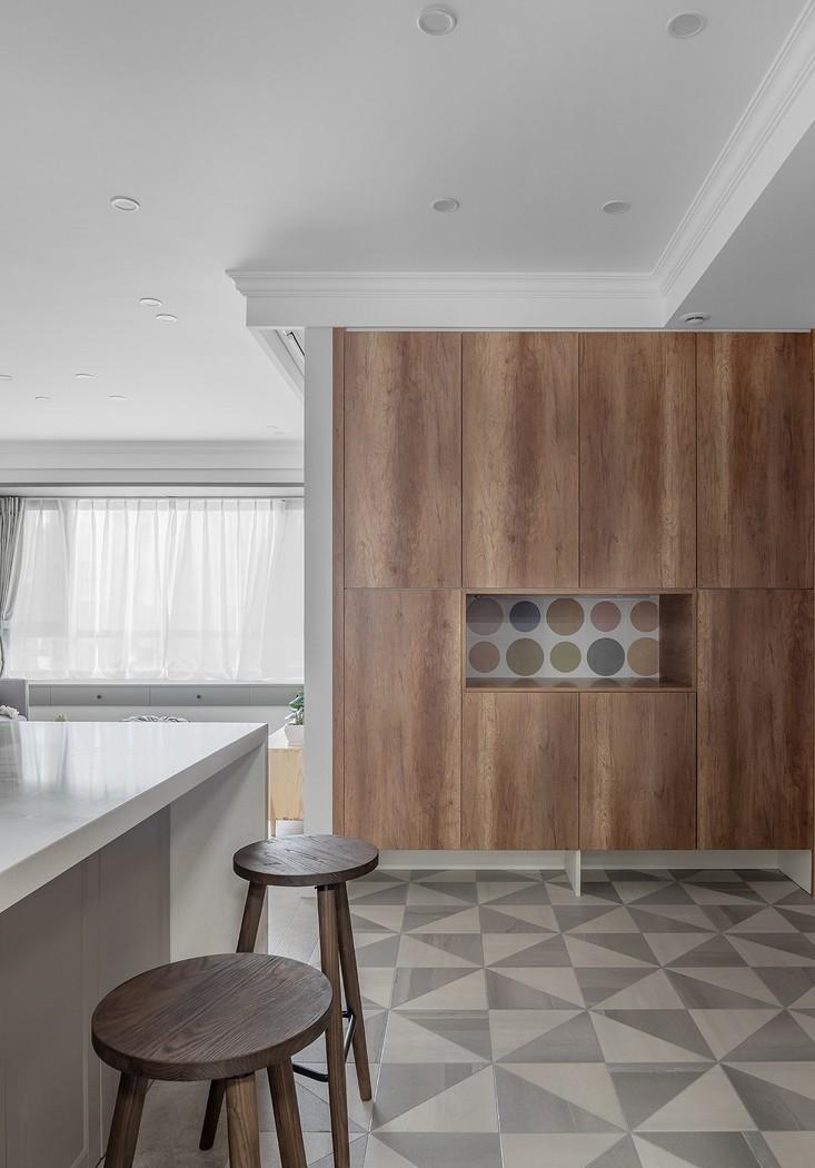 喜屋设计|| 红 | 套二空间魔法变身,定制幸福绿意生活-9