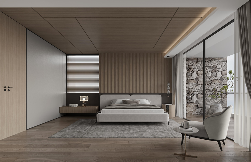 自然光影的别墅空间丨H 空间全案设计-8