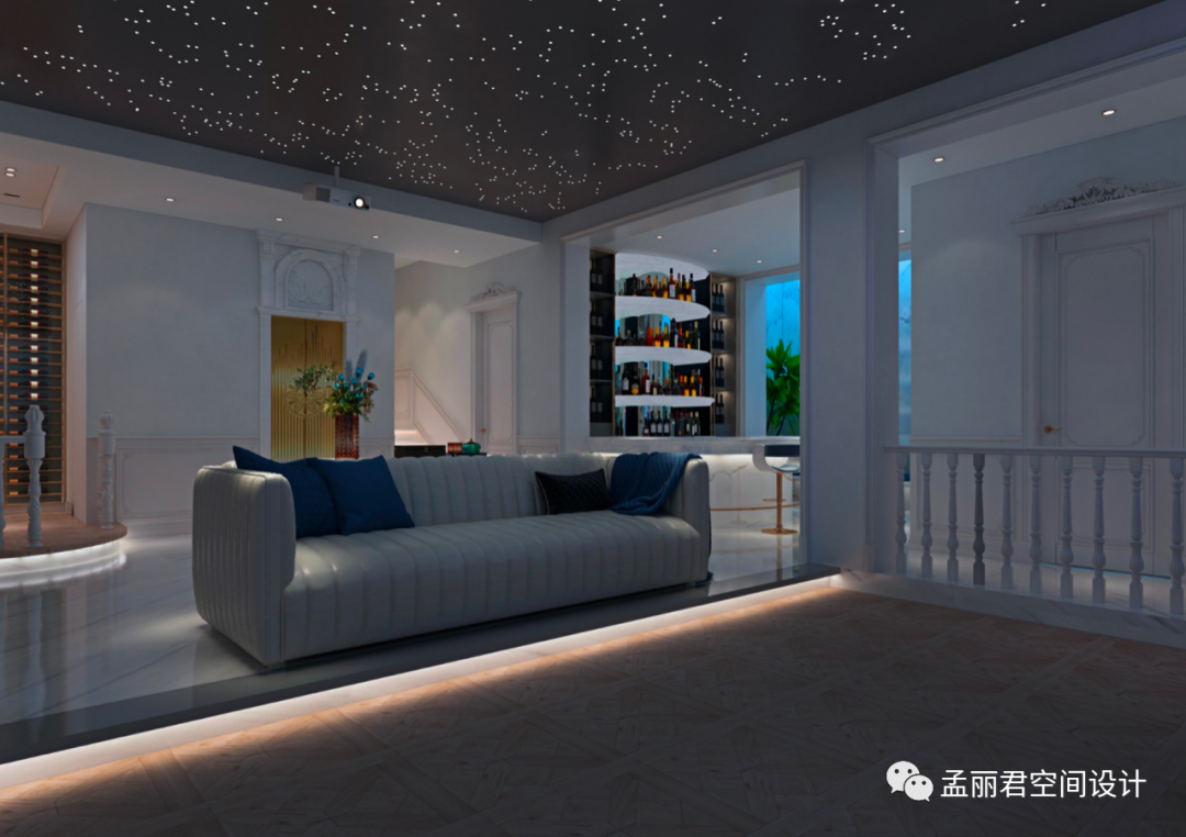 淄博绿城玫瑰园法式轻奢别墅设计丨中国淄博丨孟丽君空间设计-24