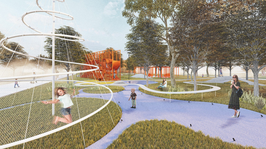 埃里温青年公园第6段(圆形公园)翻新丨亚美尼亚-3