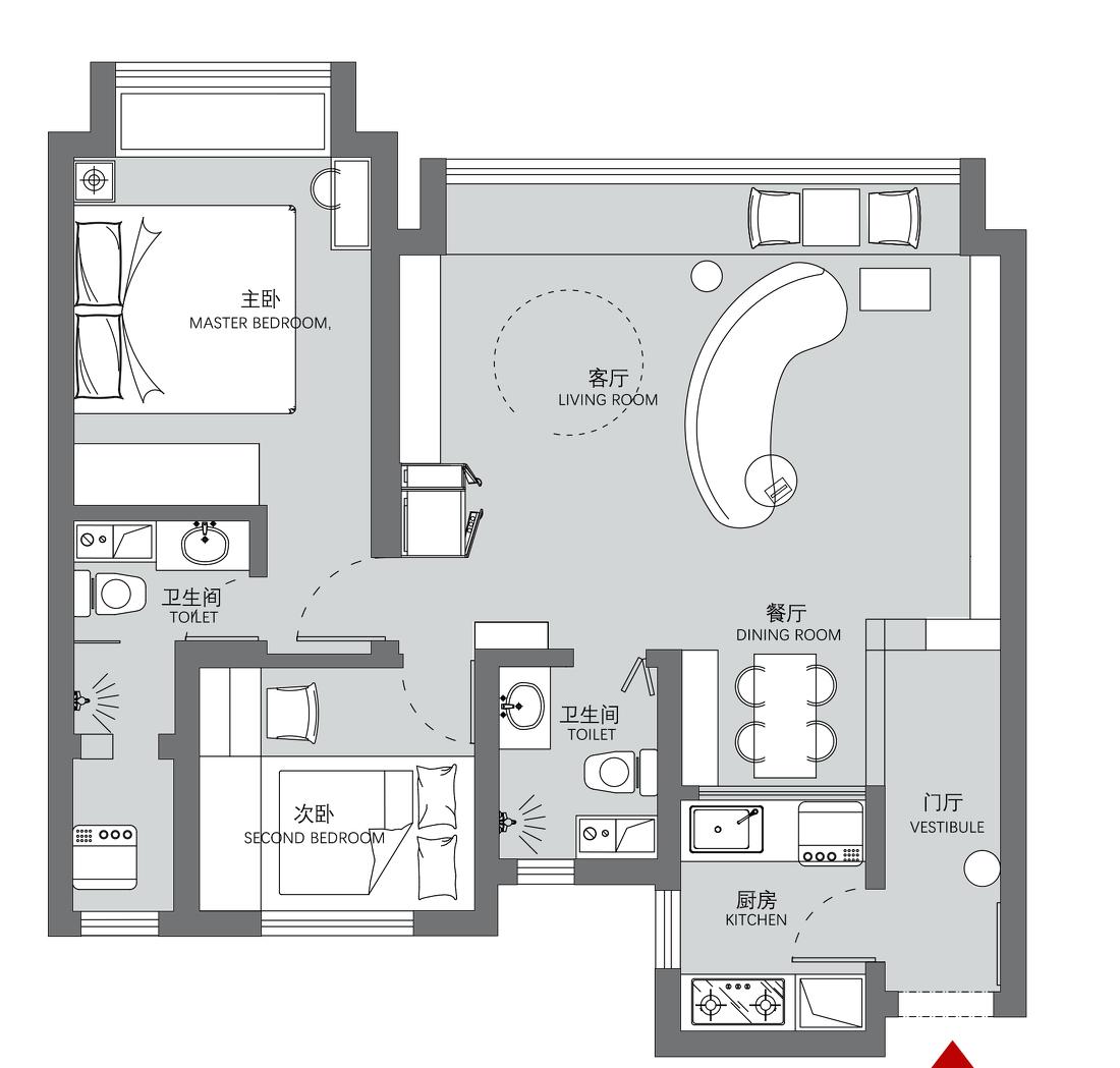 简化法式风住宅设计丨JORYA 玖雅-9