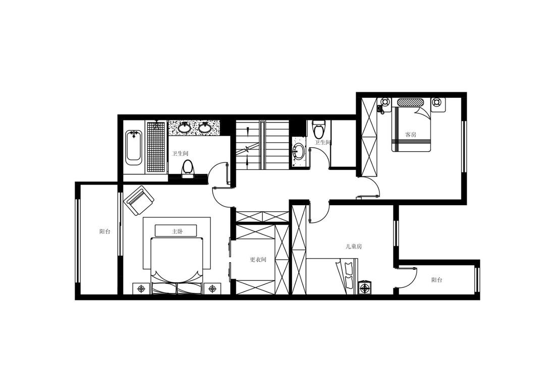 北京 230㎡现代简约别墅,灵动空间与生活温柔相拥-0
