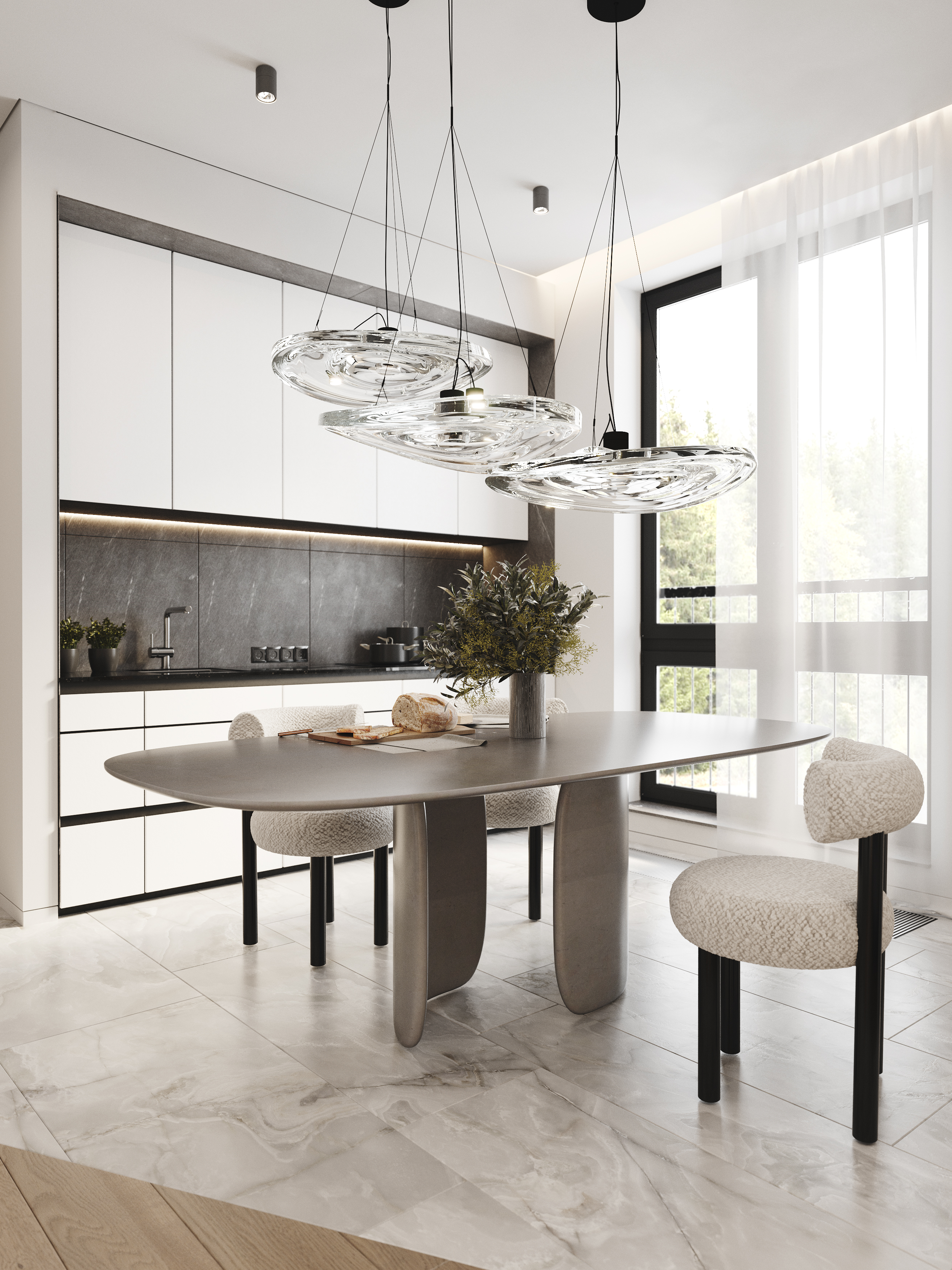 当代公寓设计项目丨俄罗斯莫斯科丨Ustimenko Elena-15