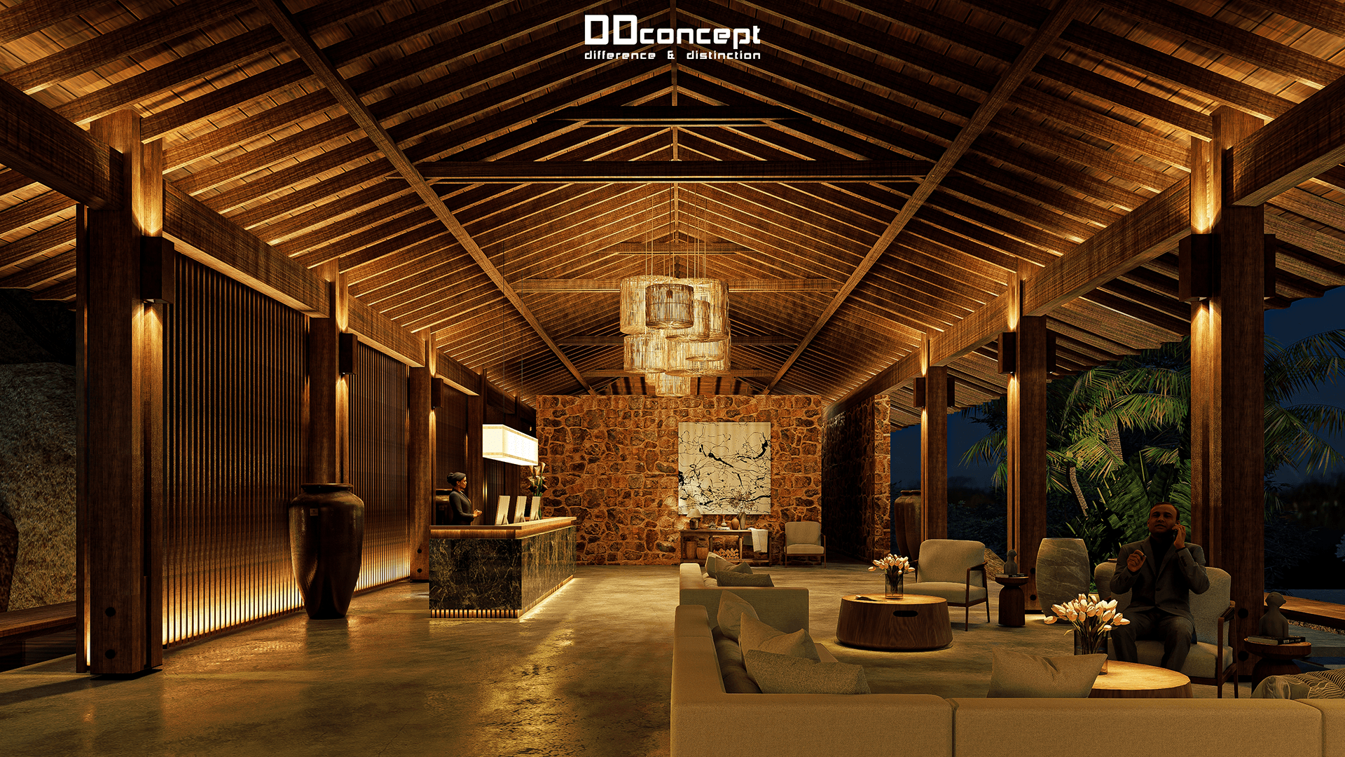 Yen Bay Resort 接待区丨越南丨DDconcept-18