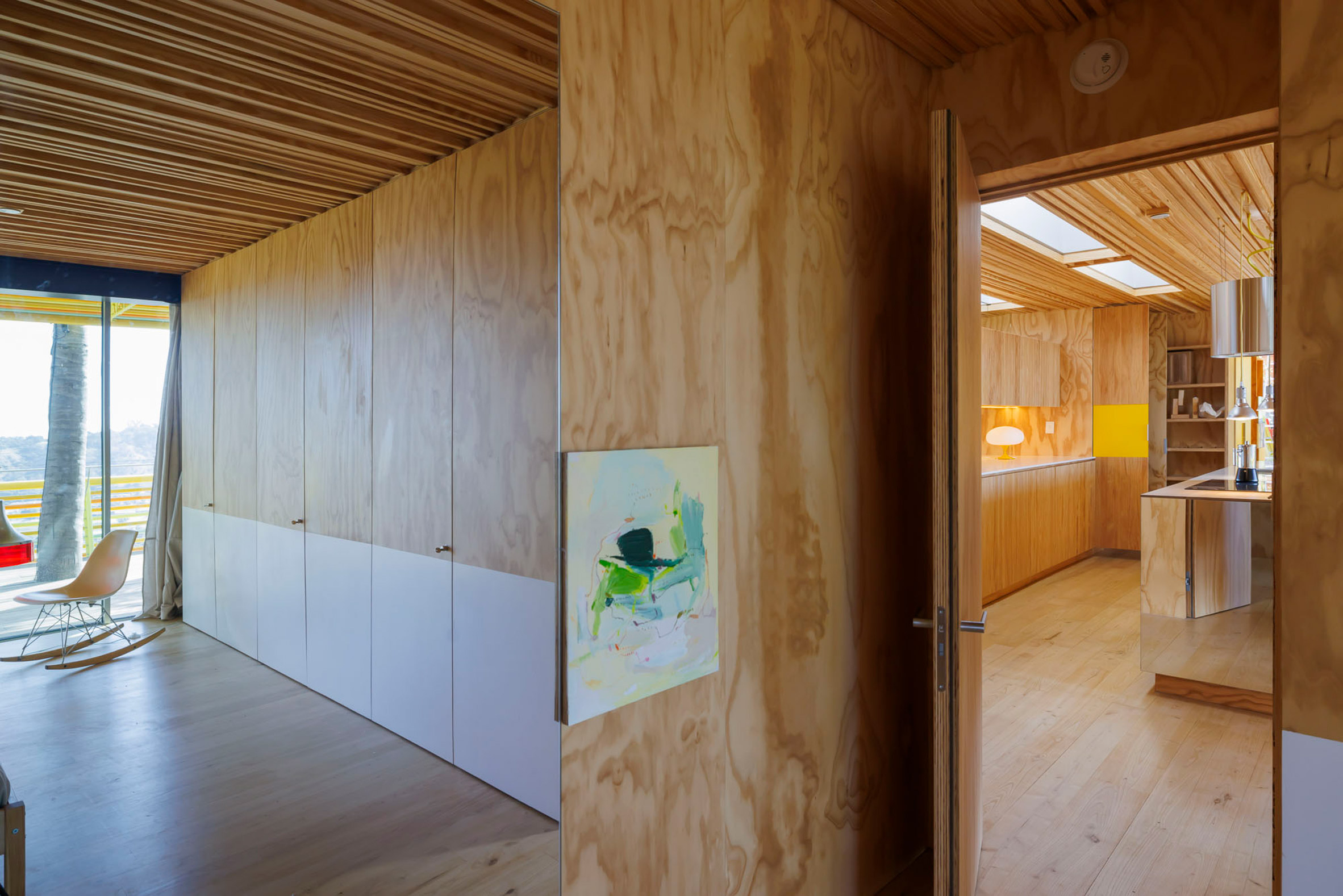 SelgasCano and Diego Cano wrap LA hillside house in colourful aluminium tubes-19