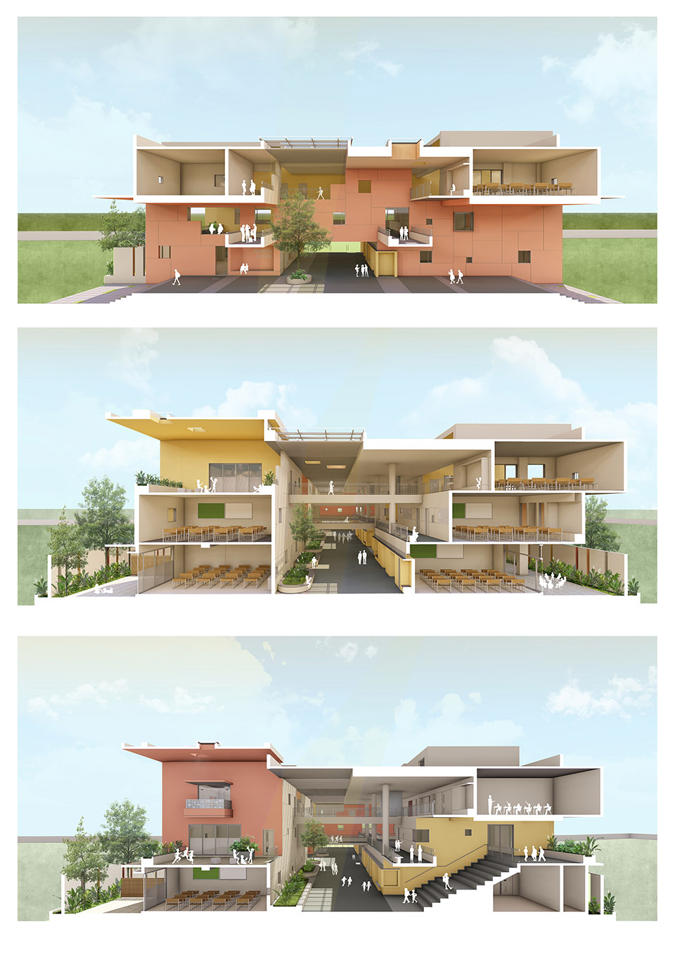 彩虹国际学校丨印度丨Spacefiction Studio-65