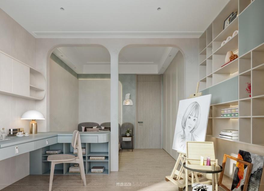 北欧暖色私宅丨中国广州丨博睿设计-10