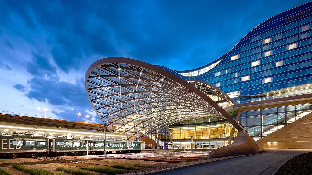 Gensler 打造绿色环保的丹佛机场 Westin 酒店与交通枢纽中心-2