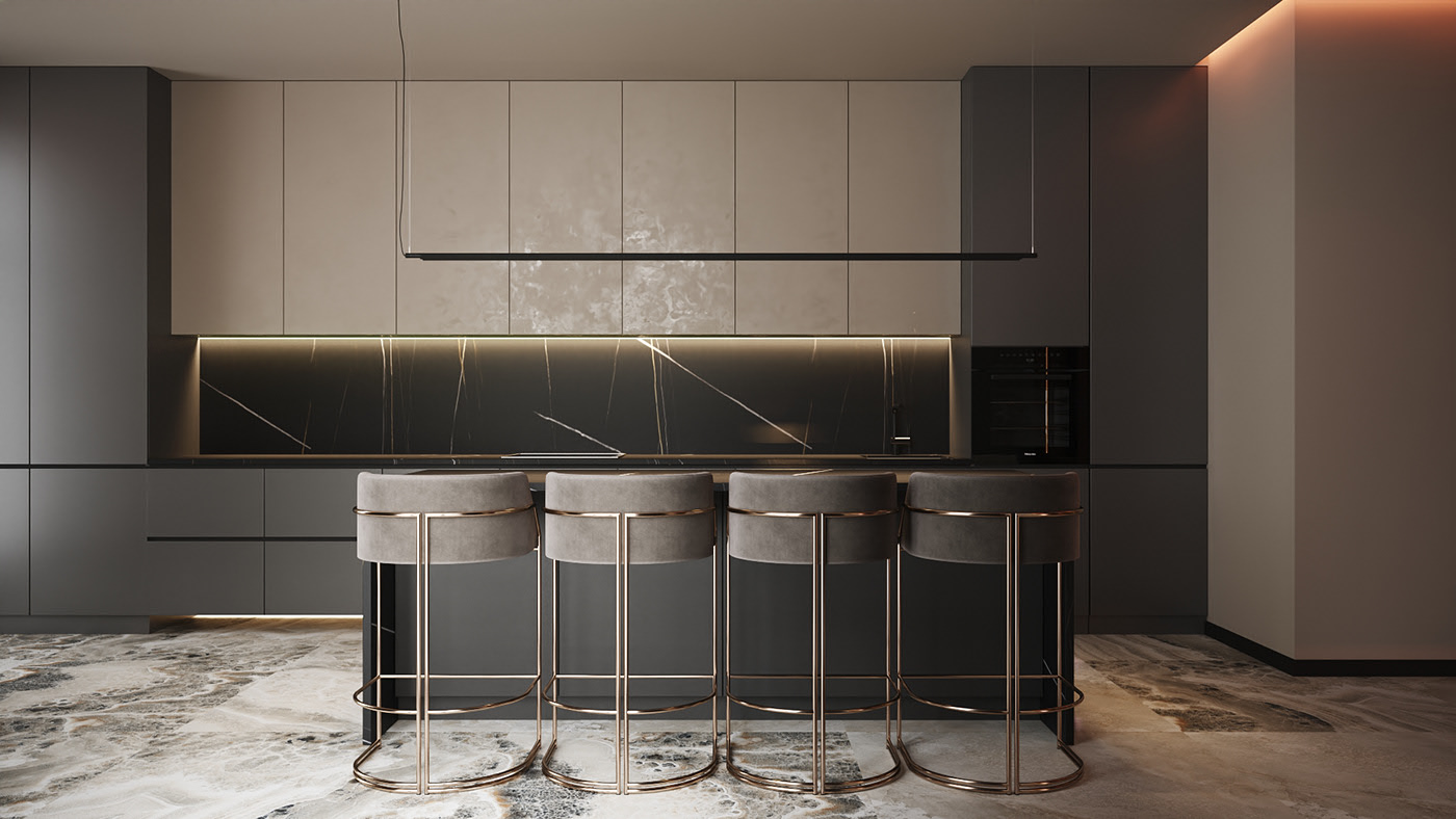 简约黑白灰，100 平米空间的惊艳变身-6