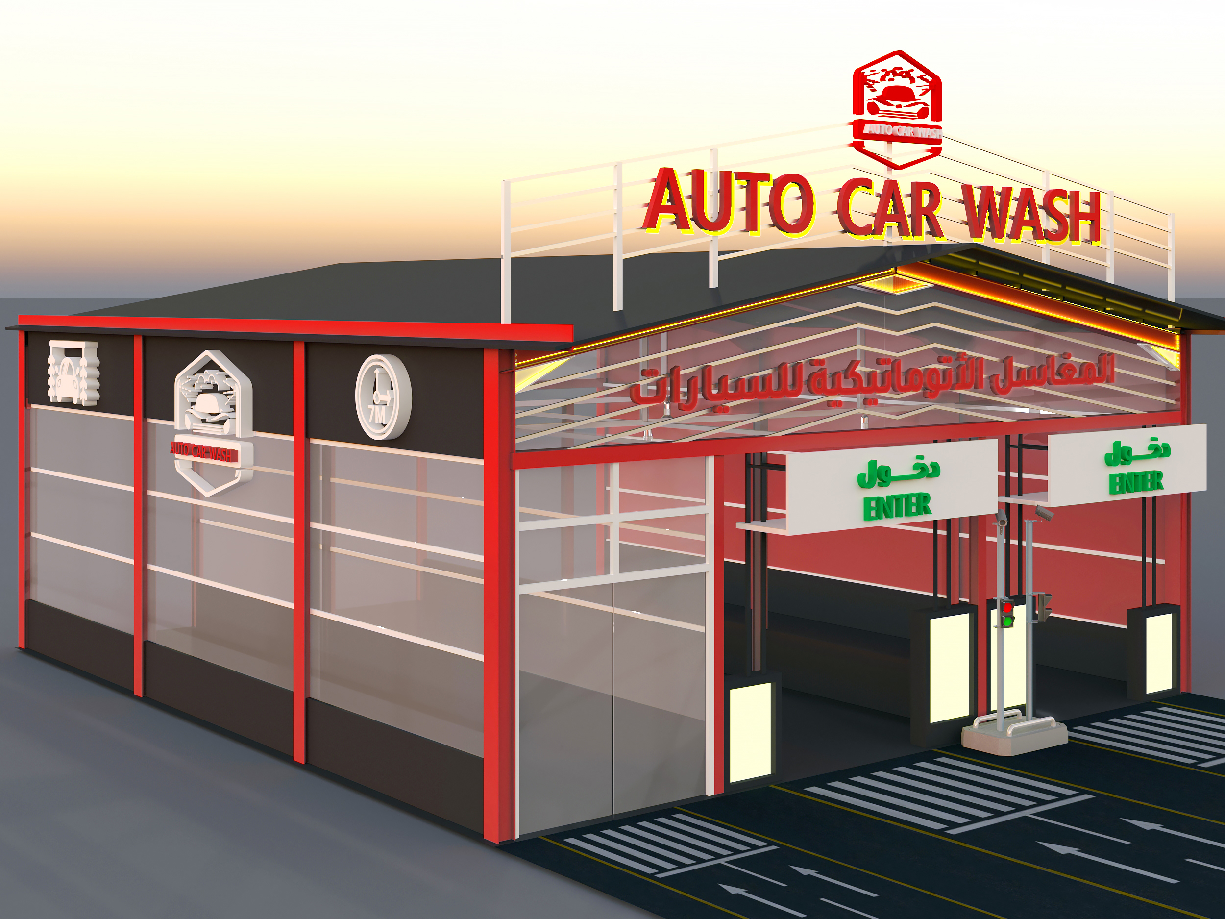 自动汽车清洗丨沙特阿拉伯利雅得-9