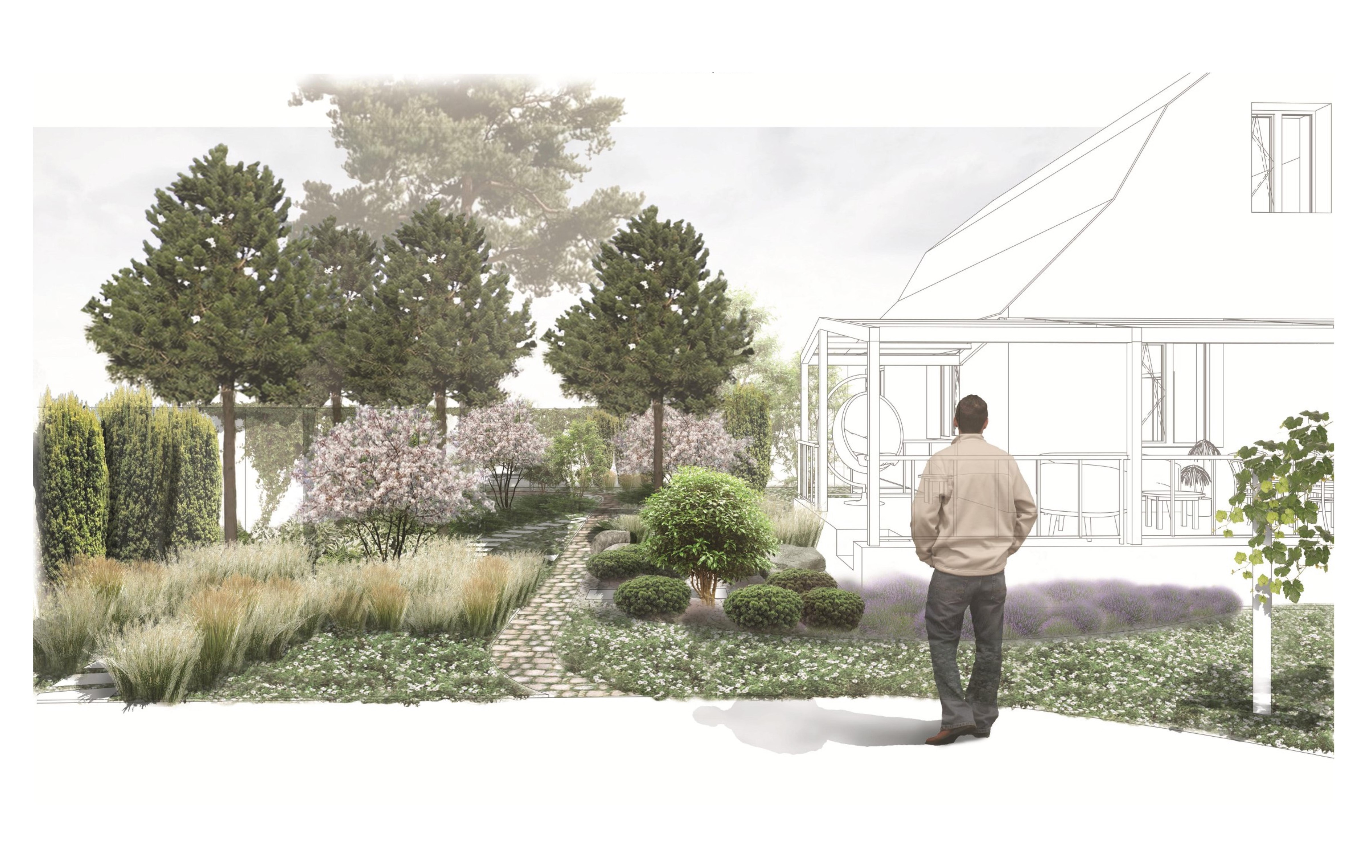 带温室的私家花园丨乌克兰基辅-13