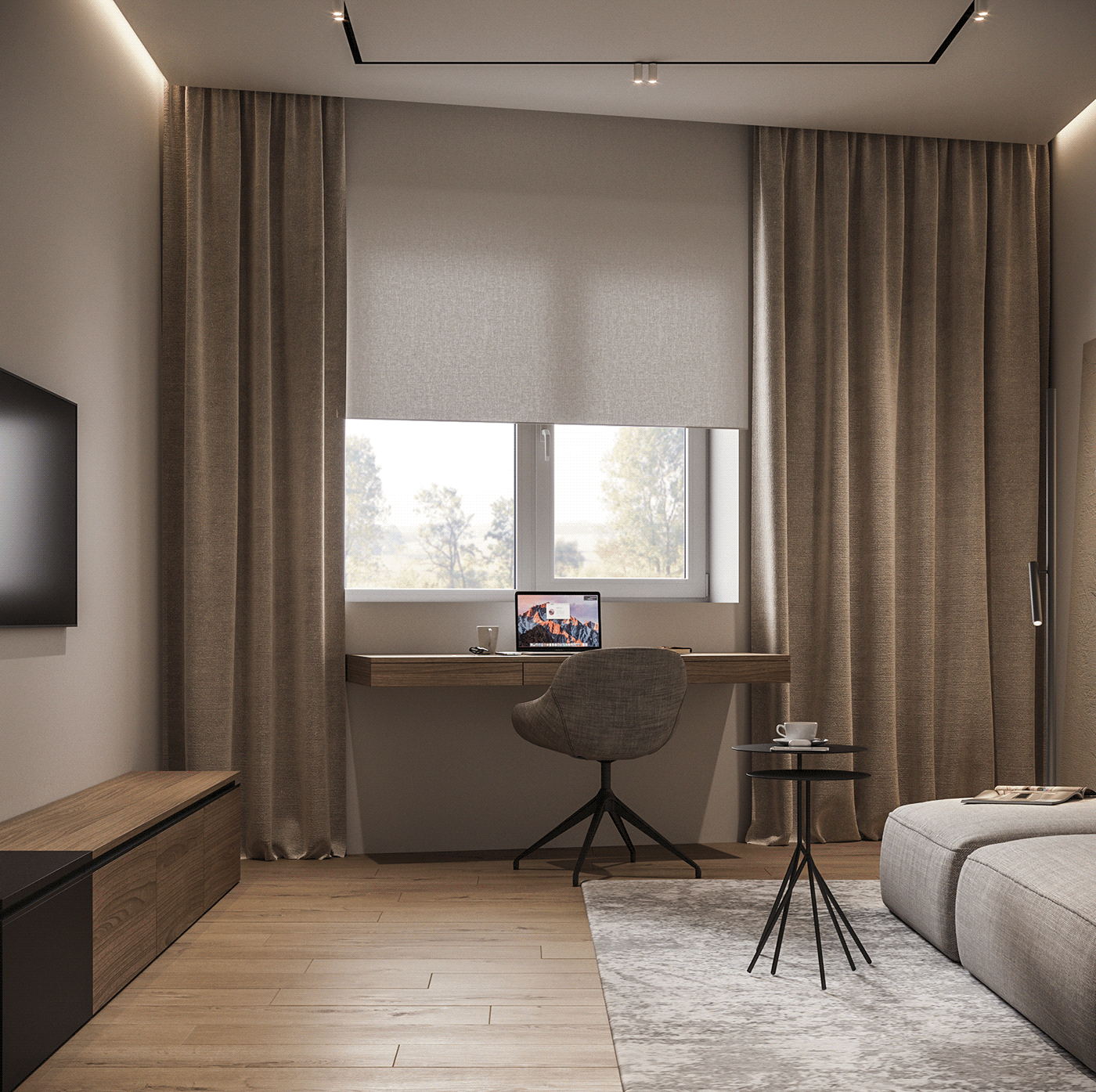 乌克兰75㎡小空间住宅设计-9