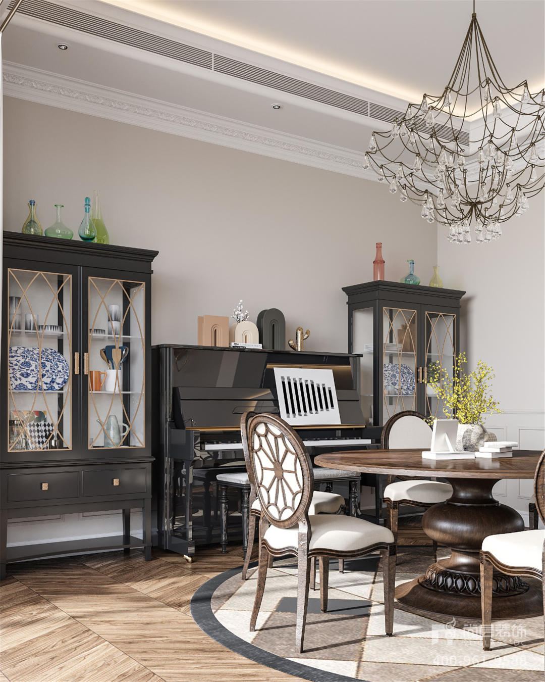 上海滩维多利亚风情空间设计丨中国上海丨上海尚层别墅装饰-14