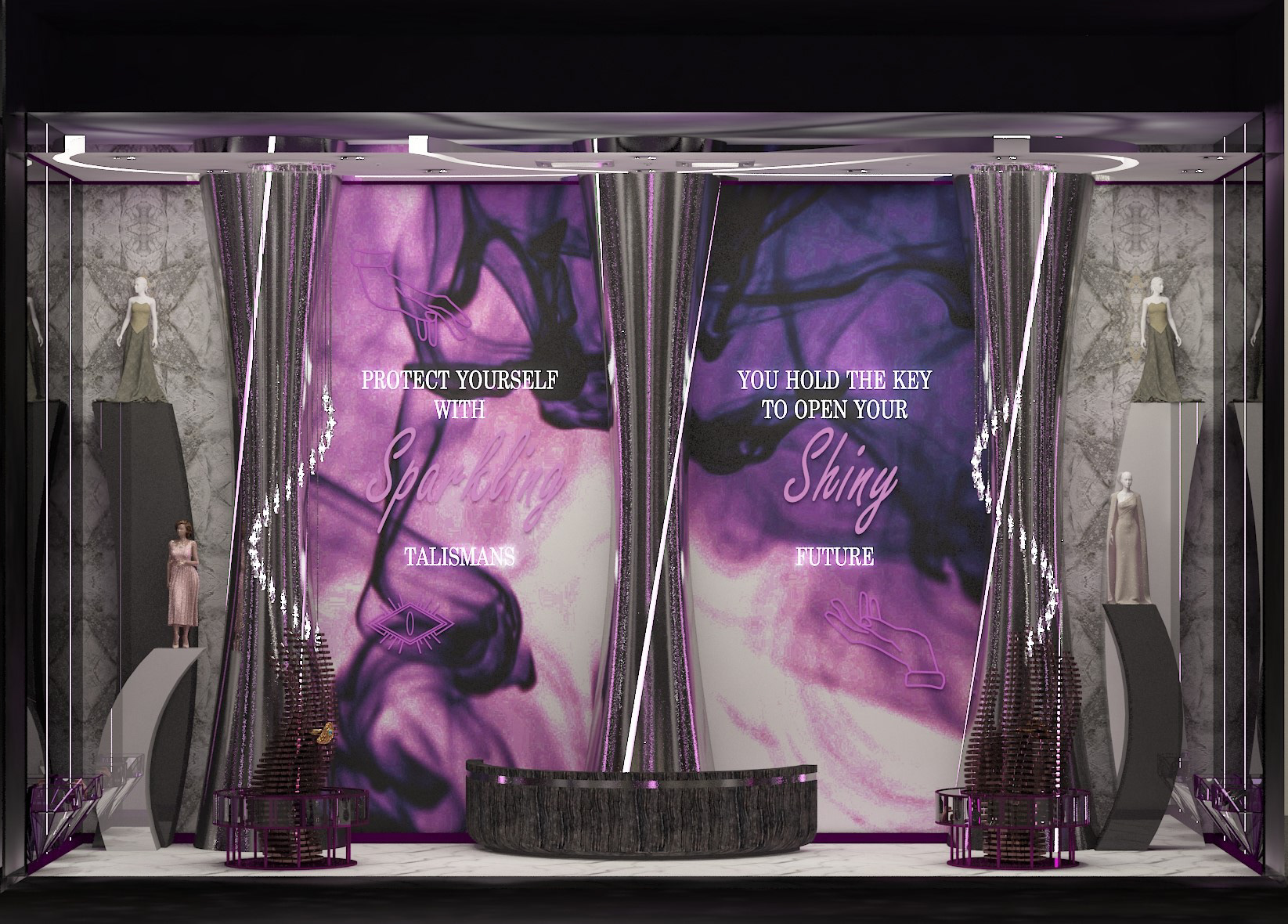 施华洛世奇店铺设计丨ELINÇ ARCHITECTURE-9