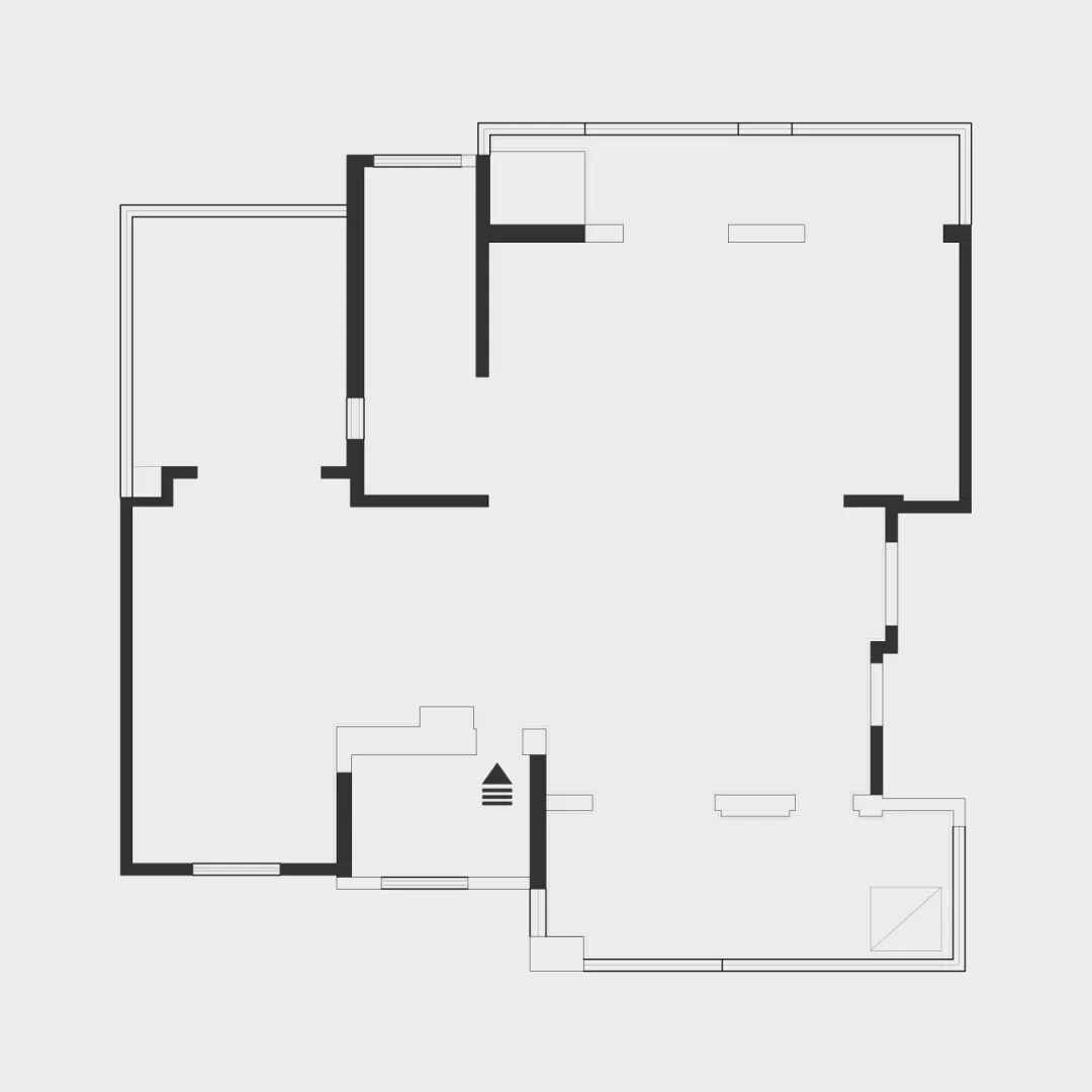 万科翡翠国际现代挑空别墅丨旗盛装饰-28