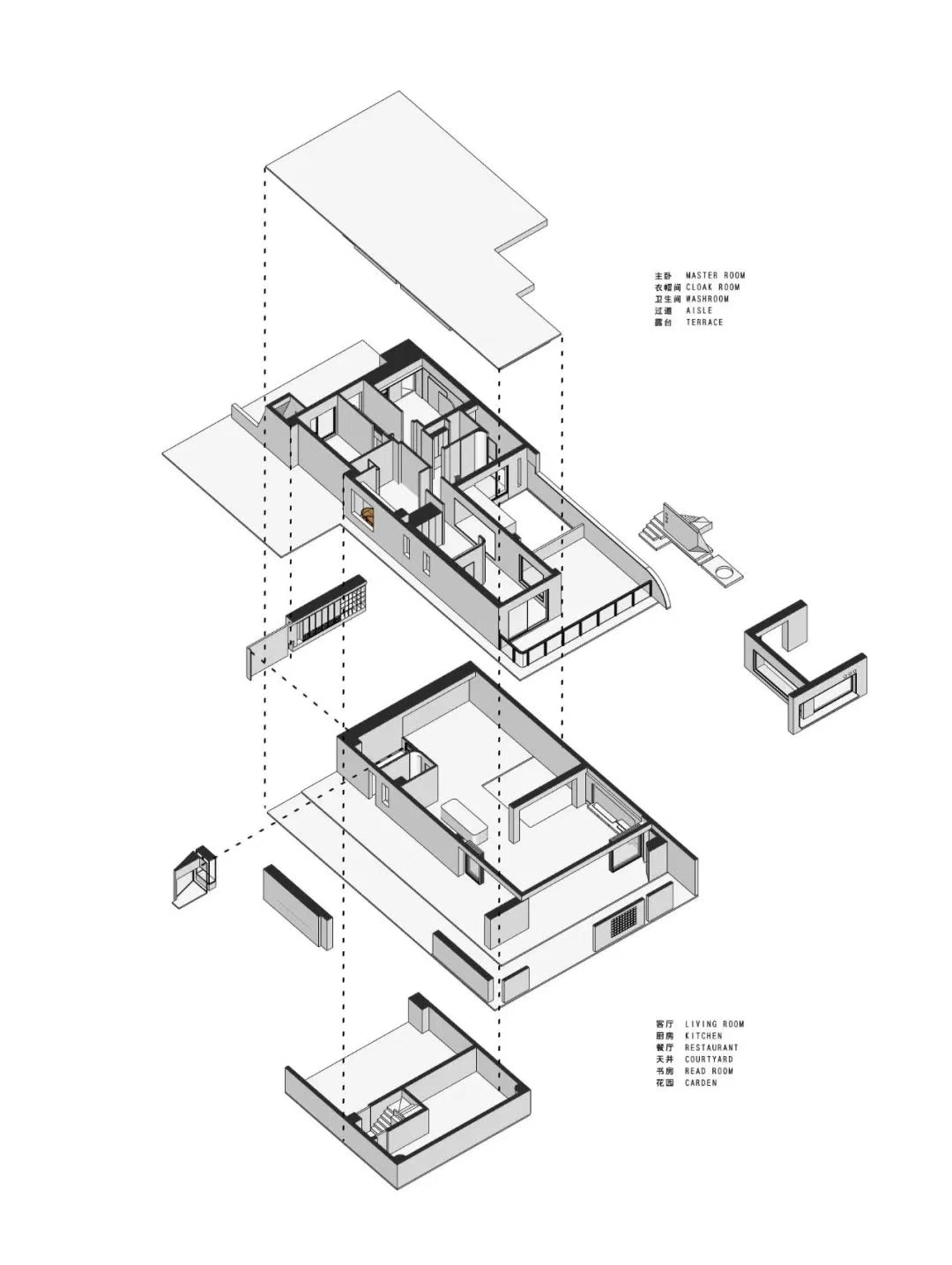 美拉德式精致自然主义重庆700㎡自然主义别墅丨中国重庆丨M13明涧设计-107