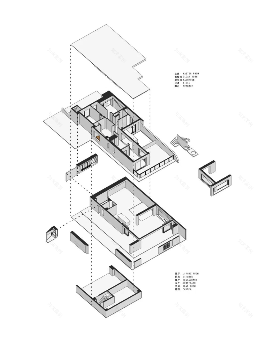 美拉德式精致自然主义重庆700㎡自然主义别墅丨中国重庆丨M13明涧设计-107
