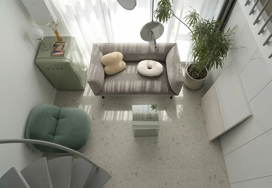 23㎡低成本爆改 loft公寓丨中国杭州丨波形设计-40