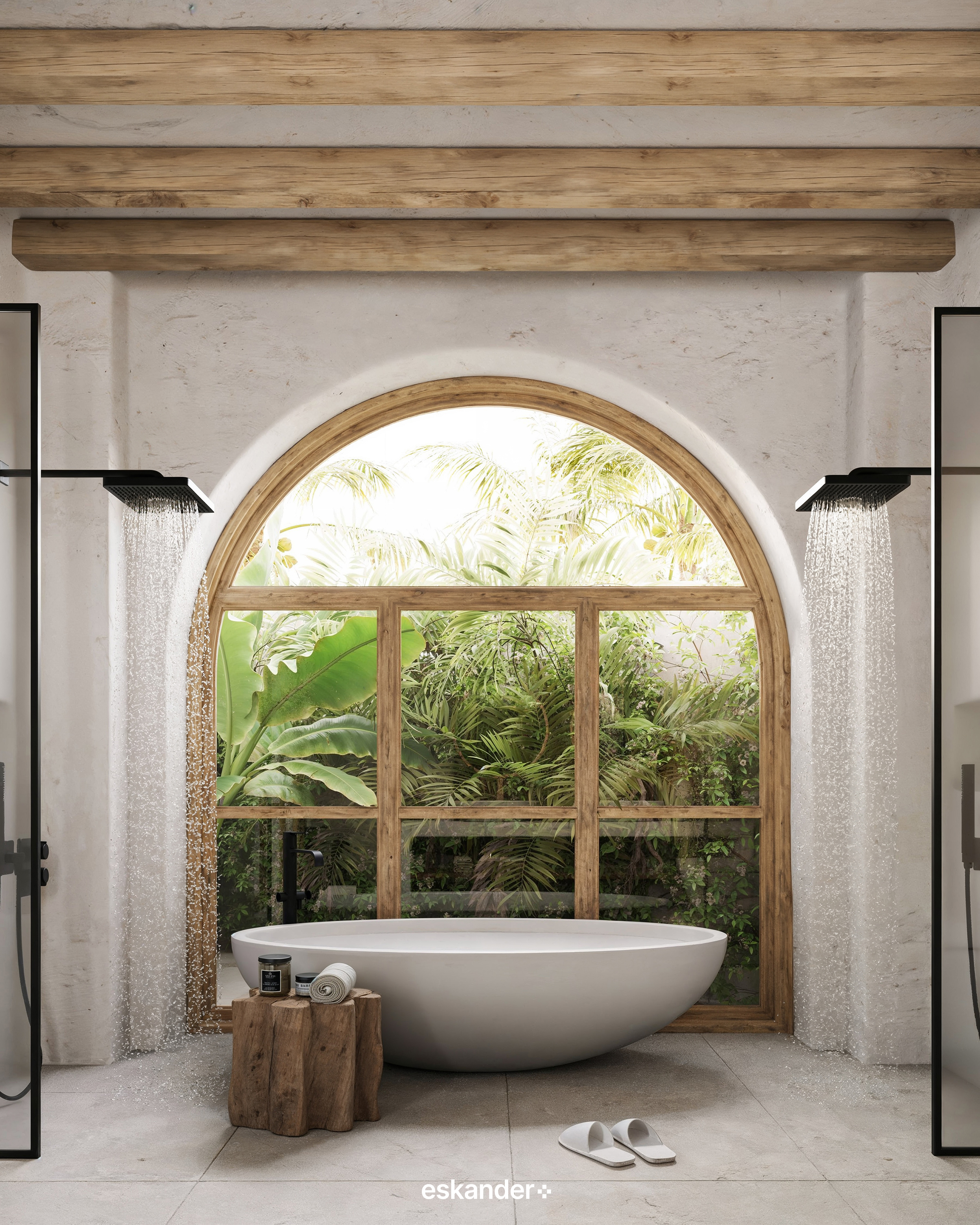 白色别墅丨IndonesiaBali丨Eskander Plus Studio-25