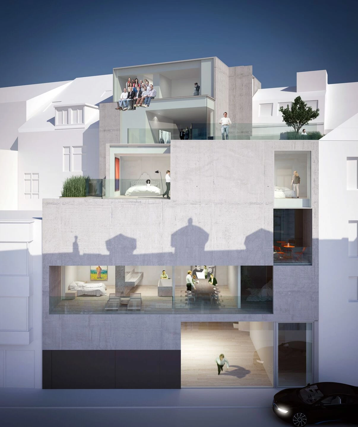 比利时黄金比例建筑——融入历史的奢华公寓与商店-31